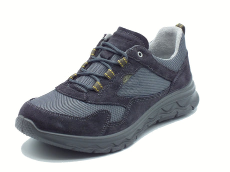 Grisport Grisport 44514V7T Depp Vesuvio Casual ABS per Uomo in nabuk e tessuto grigio scuro Depp Vesuvio