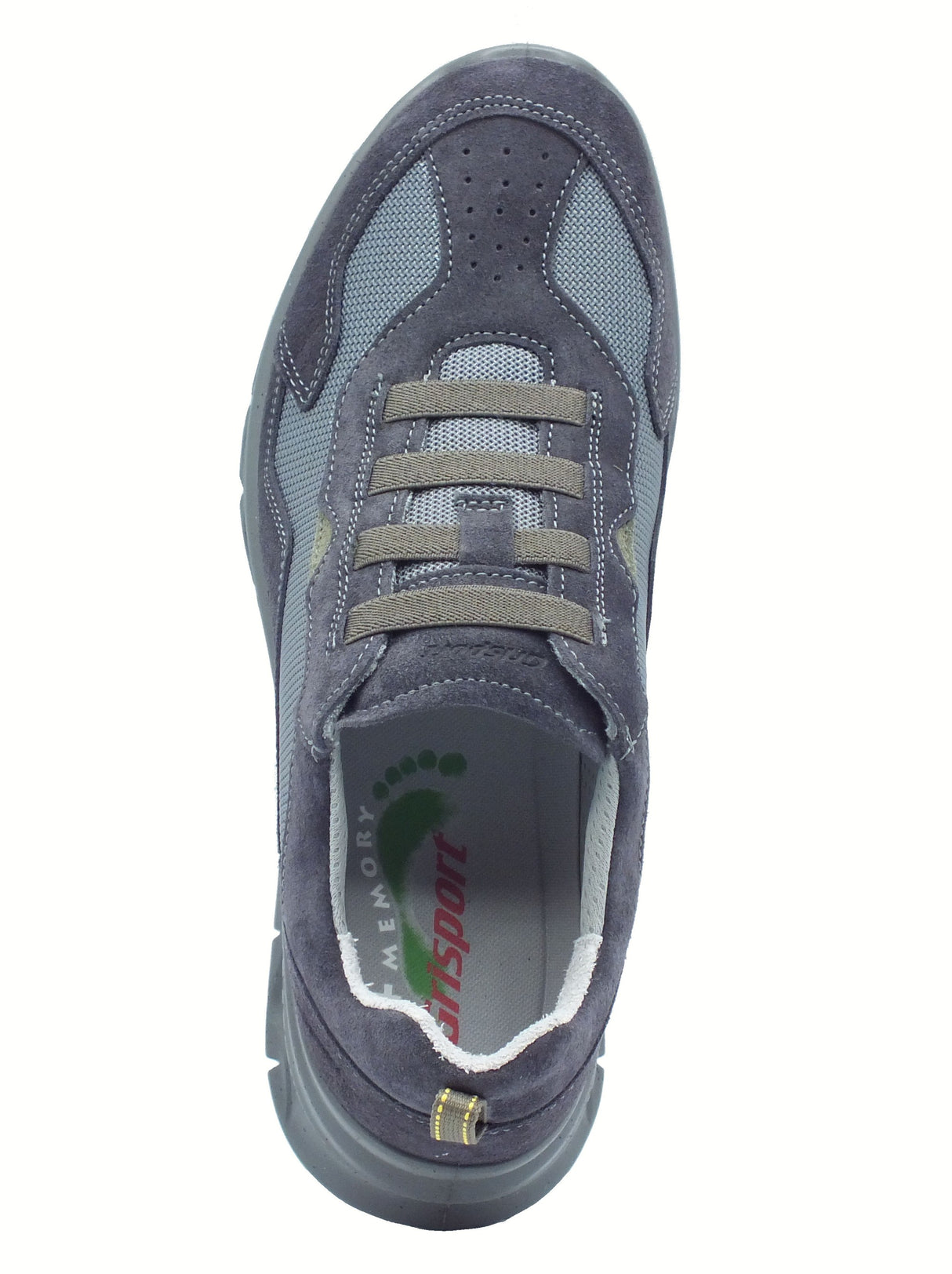 Grisport Grisport 44518V12T Deep Vesuvio Scarpe Slip On per Uomo in nabuk e tessuto Deep Vesuvio