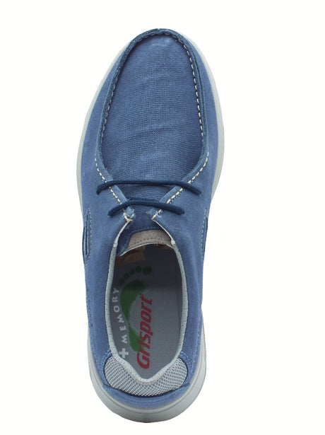 Grisport Grisport 44605M16T Oceania Scarpe Active ABS per Uomo in nabuk blu e tessuto blu