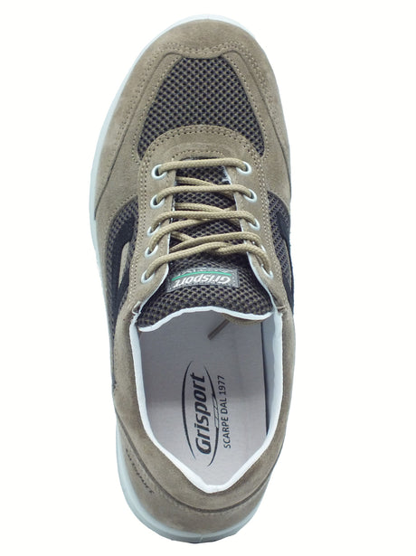 Grisport Grisport Active 8601SV68MA Torba Scamosciato Scarpe per Uomo in nabuk e tessuto marrone Torba Scamosciato
