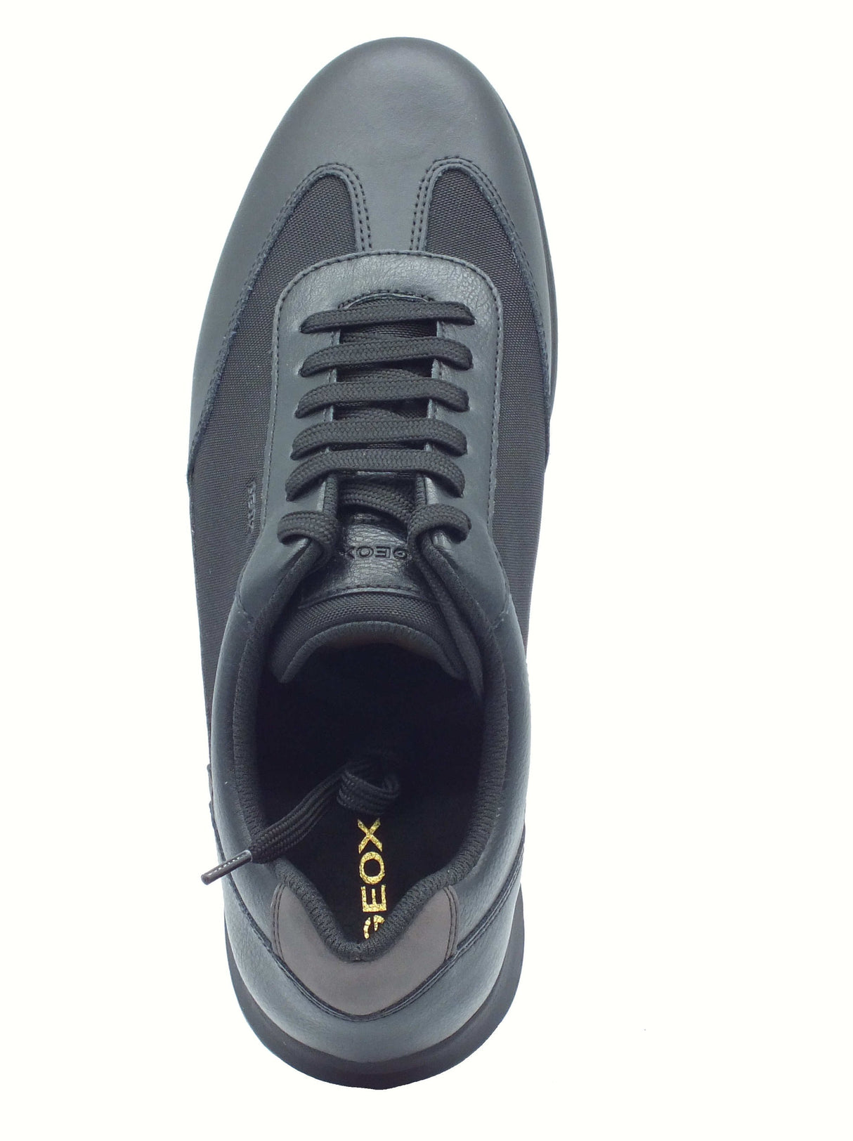 Geox Geox U55H5C Avery Black Sneakers Sportive per Uomo in nabuk e tessuto nero Black
