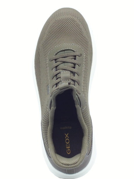 Geox Geox U55MPA Spherica Military Sneakers Sportive per Uomo in tessuto verde Military