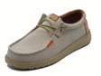 Hey Dude HeyDude 40952 wally coastline Silver Mocassini per Uomo in tessuto bianco beige Silver