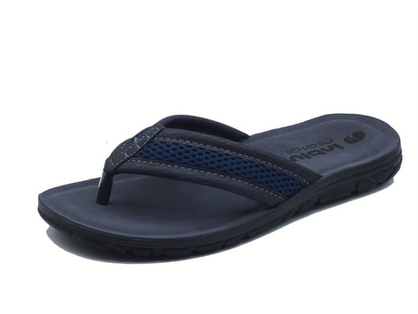 InBlu InBlu VT000011 Blu infradito per Uomo in tessuto blu sottopiede soft Blu