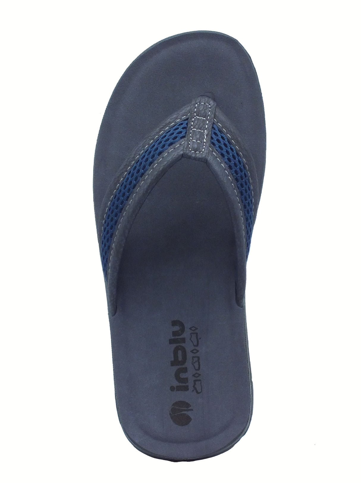 InBlu InBlu VT000011 Blu infradito per Uomo in tessuto blu sottopiede soft Blu