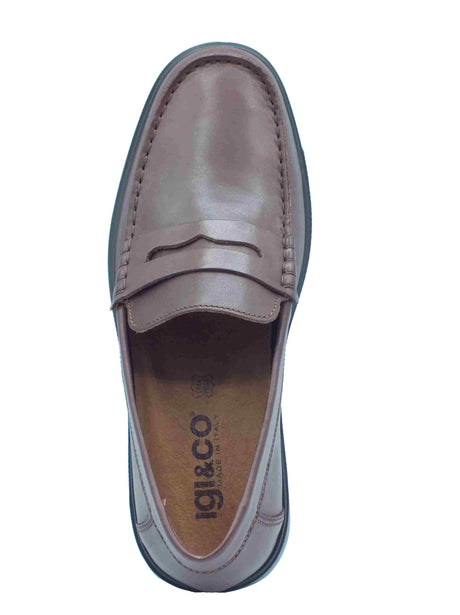 Igi&Co Igi&Co 7612011 Vitello Alfa Marrone Mocassini Classici per Uomo in pelle Marrone