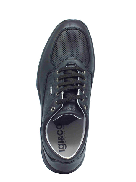 Igi&Co Igi&Co 7621000 Nappa Soft Nero Scarpe per Uomo in pelle Nero