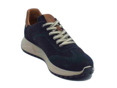 Igi&Co Igi&Co 7634733 Scamosciato Blu Sneakers per Uomo in nabuk Blu
