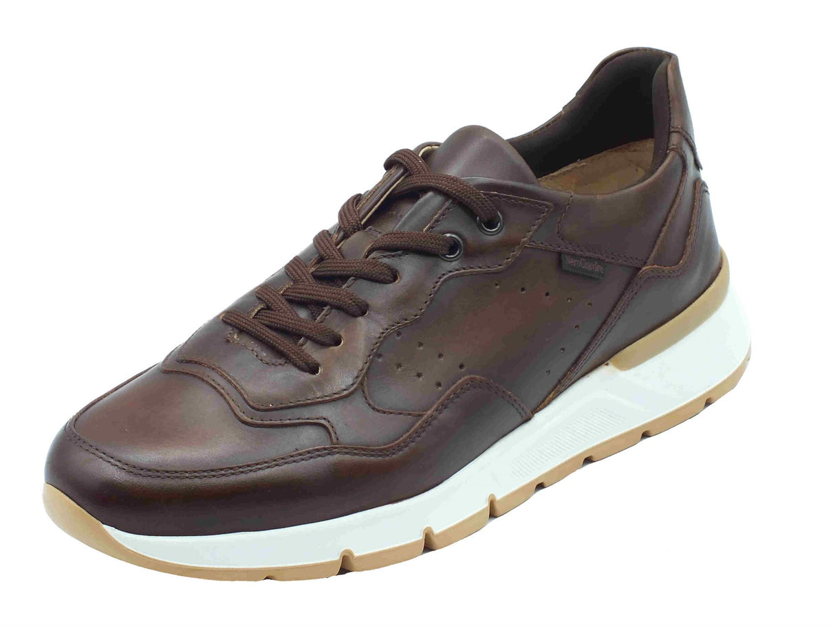 Nero Giardini NeroGiardini E500640U Delavato Beige Sneakers sportive per Uomo in pelle colore marrone Beige