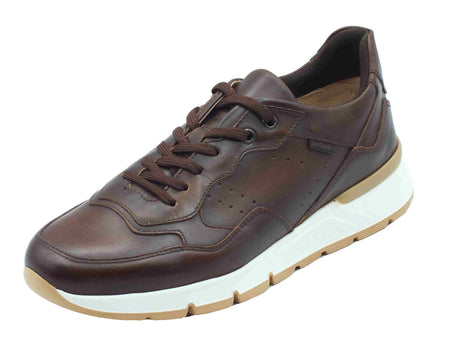 Nero Giardini NeroGiardini E500640U Delavato Beige Sneakers sportive per Uomo in pelle colore marrone Beige