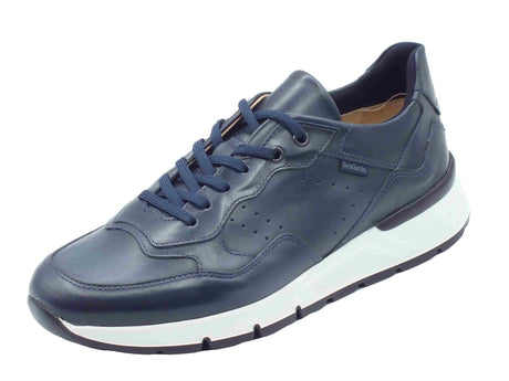 Nero Giardini NeroGiardini E500640U Delavato Incanto Sneakers sportive per Uomo in pelle colore blu Incanto