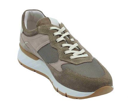Nero Giardini NeroGiardini E500642U Arold Fango Sneakers sportive per Uomo in nabuk colore grigio Fango