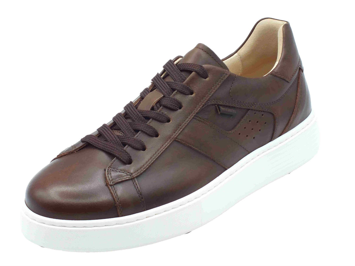 Nero Giardini NeroGiardini E500700U Delavato Beige Sneakers sportive per Uomo in pelle colore marrone Beige