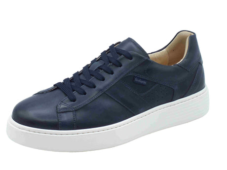Nero Giardini NeroGiardini E500700U Delavato Incanto Sneakers sportive per Uomo in pelle colore blu Incanto