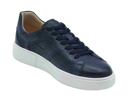 Nero Giardini NeroGiardini E500700U Delavato Incanto Sneakers sportive per Uomo in pelle colore blu Incanto