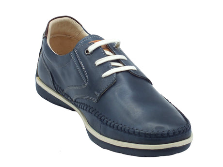 Pikolinos Pikolinos 4118 Marbella Blue Scarpe per Uomo in pelle colore blu Blue