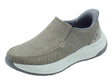 Skechers Skechers Slip-Ins 205356 Decklan Gulliver Taupe Mocassini sportivi per uomo in tessuto Taupe