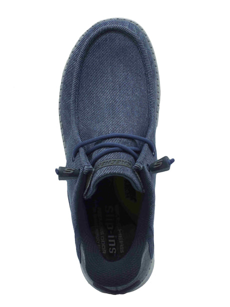 Skechers Skechers Slip-Ins 210959 Melson Coronado Denim Scarpe per Uomo in tessuto blue Denim