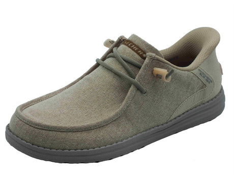 Skechers Skechers Slip-Ins 210959 Melson Coronado Taupe Scarpe per Uomo in tessuto Taupe