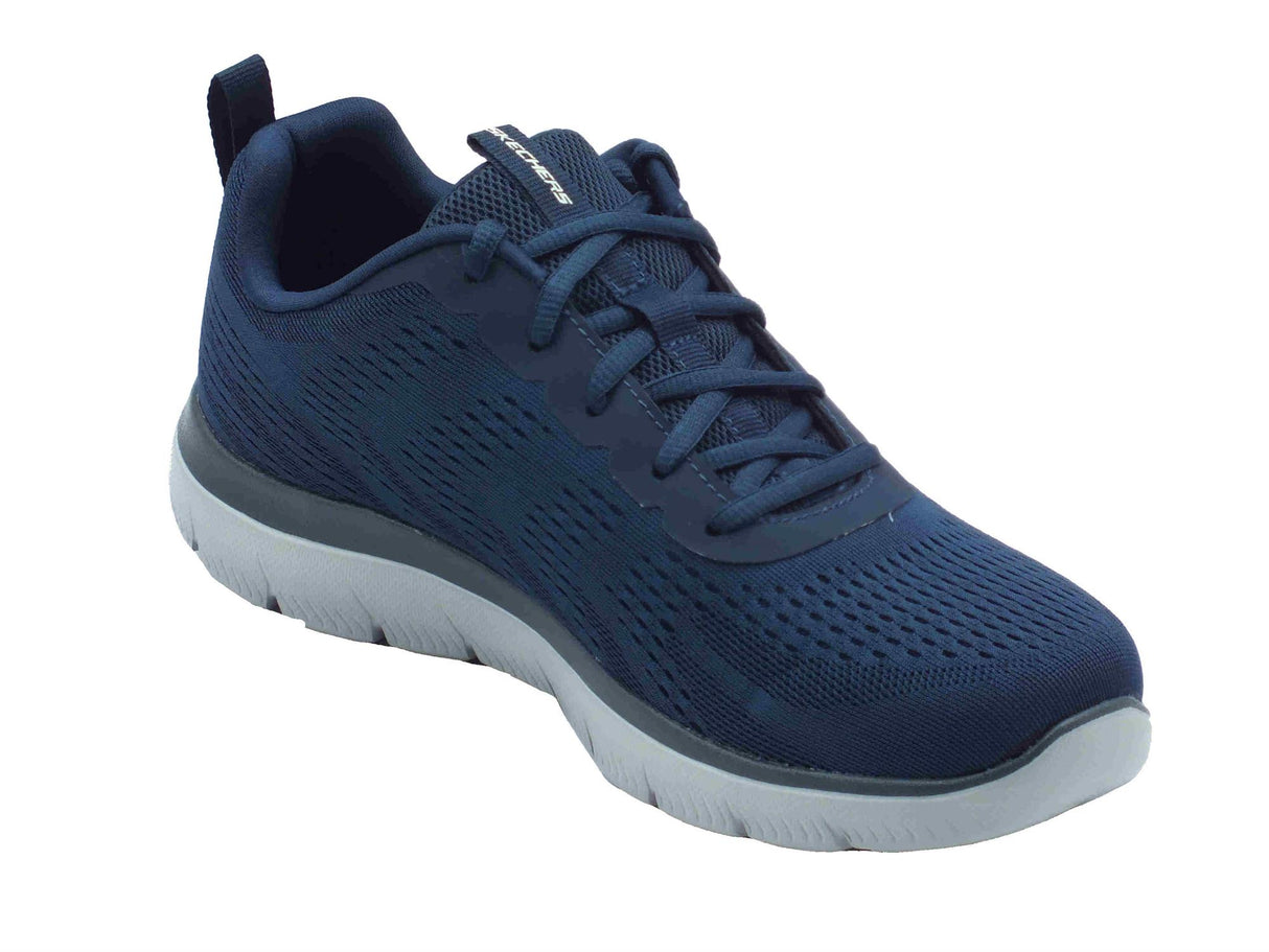Skechers Skechers Sport 232395 Summits Torre Navy Gray Scarpe Sportive per Uomo in tessuto blu Navy Gray