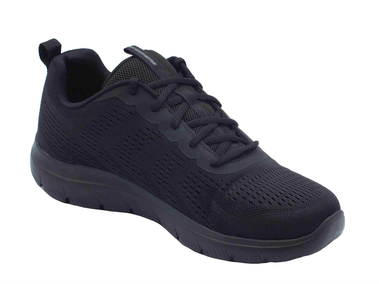 Skechers Skechers Sport 232395 Summits Torre Black Scarpe Sportive per Uomo in tessuto nero Black