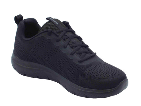 Skechers Skechers Sport 232395 Summits Torre Black Scarpe Sportive per Uomo in tessuto nero Black