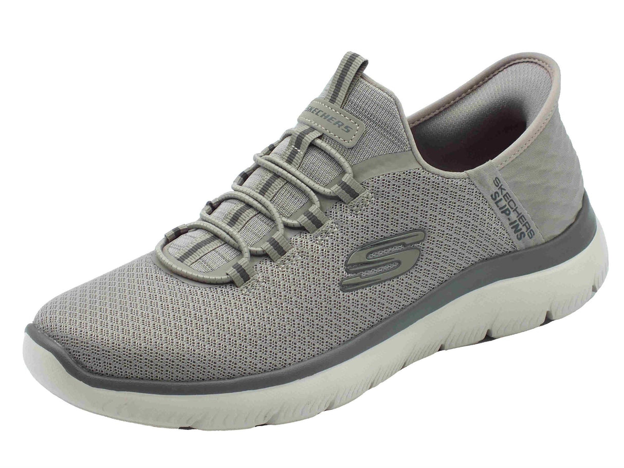 Skechers Skechers Slip-Ins 232457 Summits High Range Taupe Scarpe Sportive per Uomo in tessuto Taupe