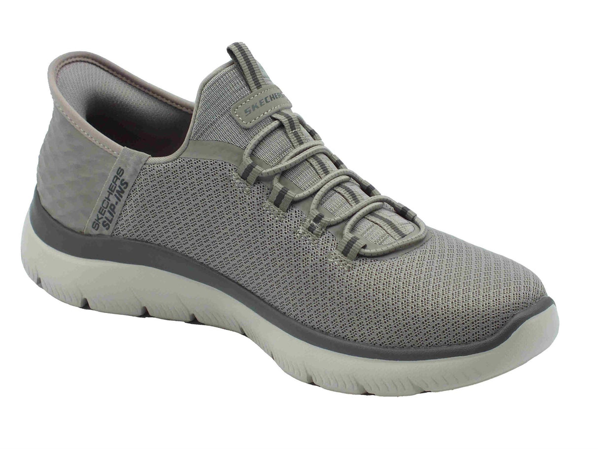 Skechers Skechers Slip-Ins 232457 Summits High Range Taupe Scarpe Sportive per Uomo in tessuto Taupe