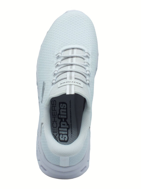 Skechers Skechers Mocassini Uomo 233010 Glide Step Noxus White sintetico bianco White