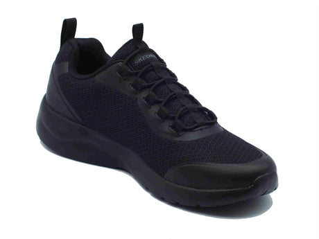 Skechers Skechers Sport 894133 Dynamight SetNer Black Scarpe Sportive per Uomo in tessuto con memory foam Black