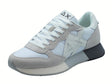 SUN68 SUN68 Z35112 Jaki Bicolor Bianco Scarpe Sportive per Uomo in pelle, nabuk e tessuto Bianco