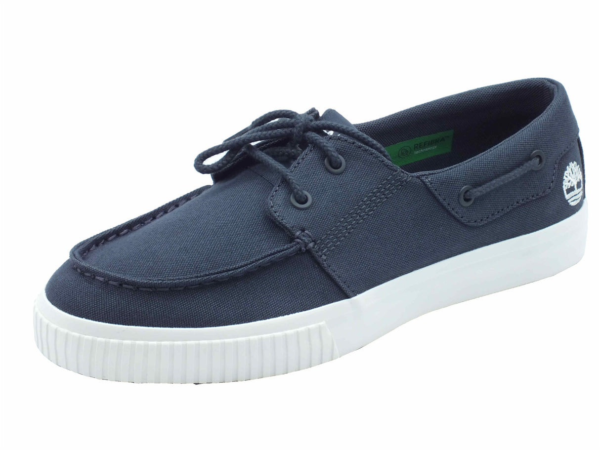 Timberland Timberland 0A2NWA Mylo Bay Low Lace Dark Blue Sneakers per Uomo in tessuto Dark Blue