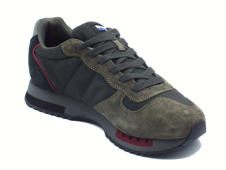 Blauer USA Blauer USA F5QUEENS01 Military Green Sneakers Sportive per Uomo in pelle e tessuto Military Green