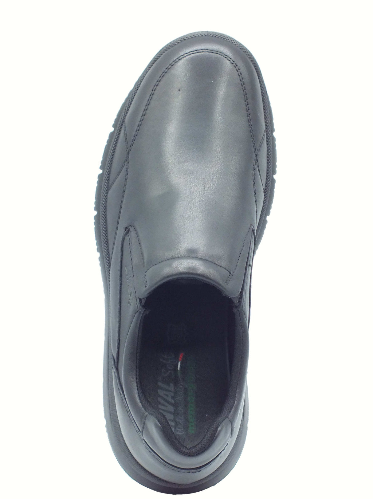 ENVAL Soft ENVAL Soft 8731700 Nappa Nero Mocassini Confort per Uomo in pelle con memory foam Nappa Nero