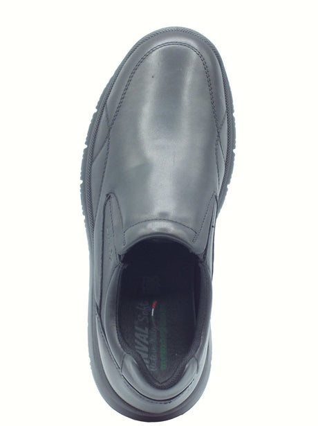 ENVAL Soft ENVAL Soft 8731700 Nappa Nero Mocassini Confort per Uomo in pelle con memory foam Nappa Nero