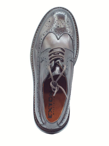 Exton Exton 9820 Soft Castagno Scarpe Eleganti per Uomo in pelle Castagno