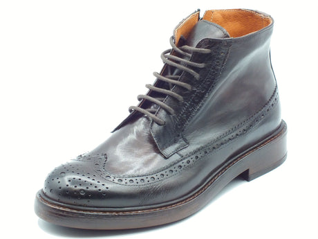 Exton Exton 9821 Soft Castagno Scarponcini Eleganti per Uomo in pelle testa di moro Castagno