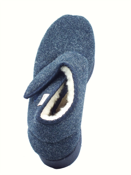 Grunland Grunland EZIO PA0009 Blu Pantofole chiuse per Uomo in tessuto blu Blu