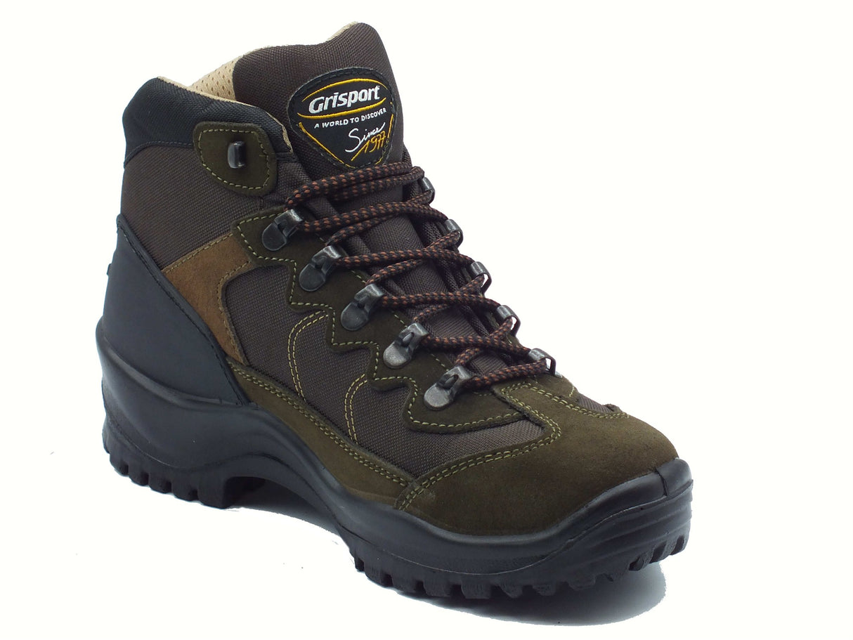 Grisport Grisport 10694S3G Oliva Scuro Scarpe per Uomo in camoscio e tessuto Oliva Scuro