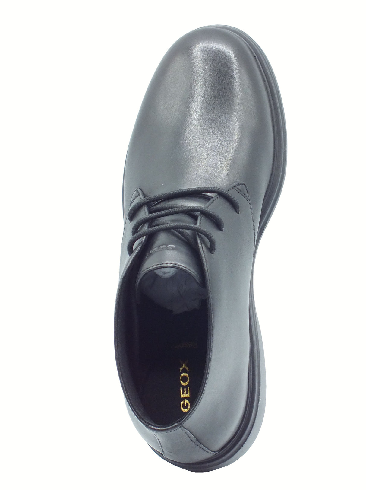 Geox Geox U16DCB U Ottavio B Black Scarponcini per Uomo in pelle Nera Black