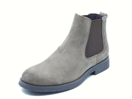 Geox Geox U2658a Uomo Claudio Dove Grey Scarponcini Beatles per Uomo in nabuk Dove Grey