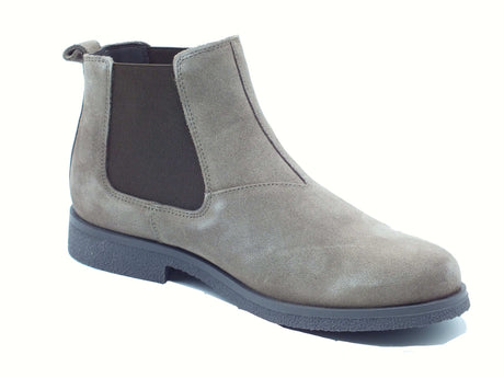 Geox Geox U2658a Uomo Claudio Dove Grey Scarponcini Beatles per Uomo in nabuk Dove Grey