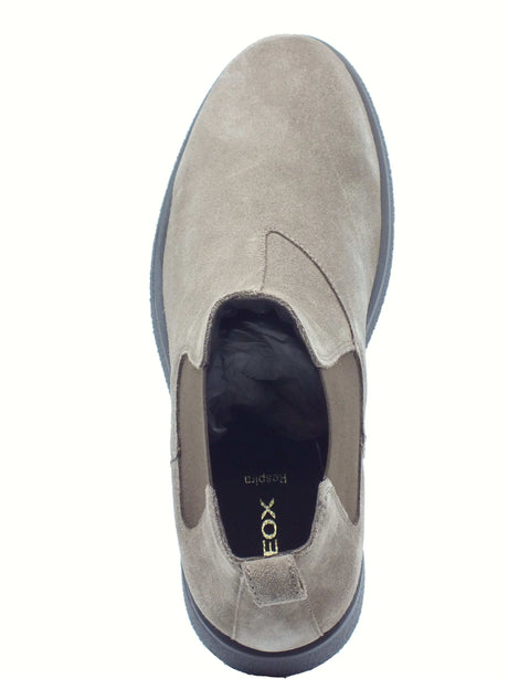 Geox Geox U2658a Uomo Claudio Dove Grey Scarponcini Beatles per Uomo in nabuk Dove Grey