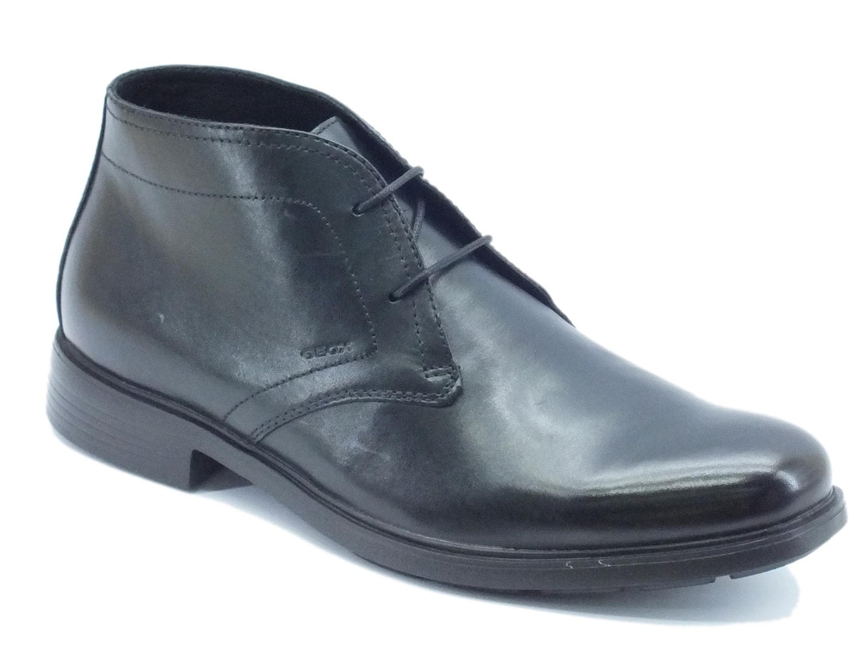 Geox Scarpe per uomo Geox modello classico in pelle nera Black