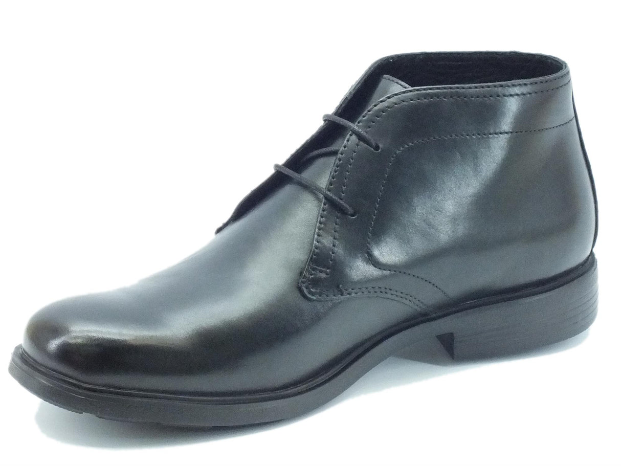 Geox Scarpe per uomo Geox modello classico in pelle nera Black