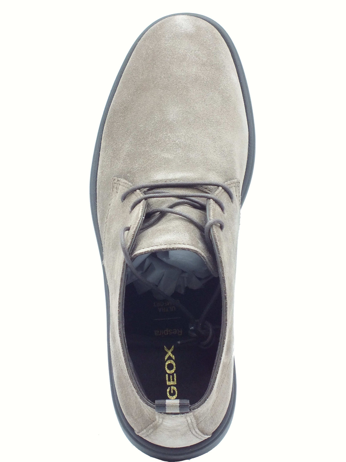 Geox Geox U56LAD Spherica Dove Grey Scarponcini per Uomo in nabuk Dove Grey