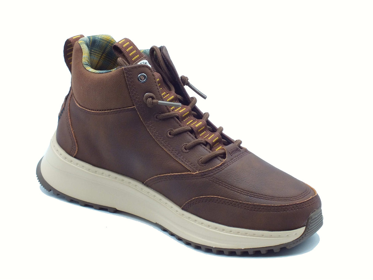 Hey Dude HeyDude 42059 Tahoe Classic Brown Scarponcini per Uomo in pelle marrone Brown