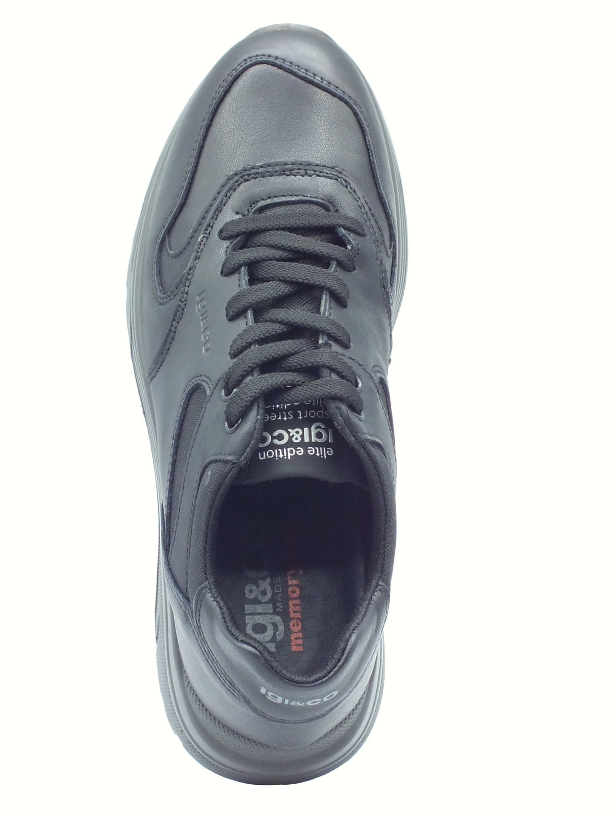 Igi&Co Igi&Co 8640500 Nappa Soft Nero Scarpe per Uomo in pelle Nappa Soft Nero