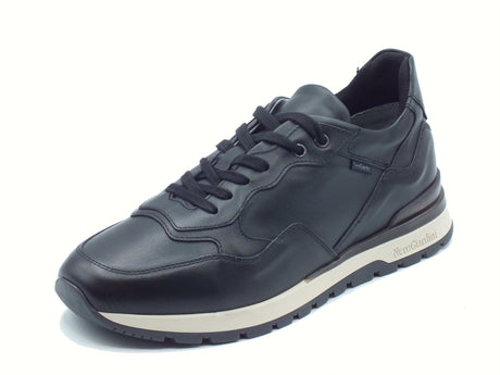 Nero Giardini NeroGiardini I400412U Guanto Nero Sneakers eleganti per Uomo in pelle con lacci Nero