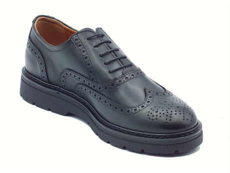 Nero Giardini NeroGiardini I500820 Ilcea Nero Scarpe eleganti per Uomo in pelle duilio Nero